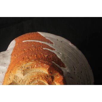 宇田川抱青 萩 片口 共箱　P546 