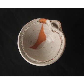 宇田川抱青 萩 片口 共箱　P546