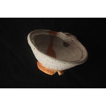 宇田川抱青 萩 片口 共箱　P546 