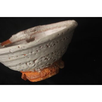 宇田川抱青 萩 片口 共箱　P546 