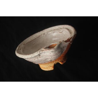 宇田川抱青 萩 片口 共箱　P546 