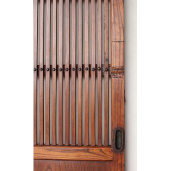 総欅格子蔵戸　W0202 