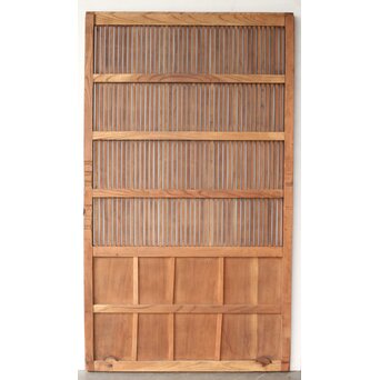 総欅格子蔵戸　W0202 ウラ