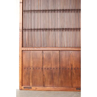 総欅格子蔵戸　W0202 