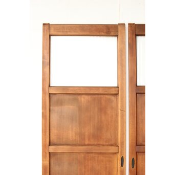 銀モールガラス戸 2枚1組　GD0280 