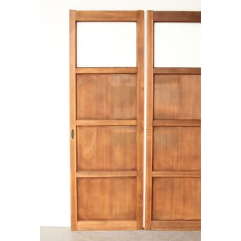 銀モールガラス戸 2枚1組　GD0280 