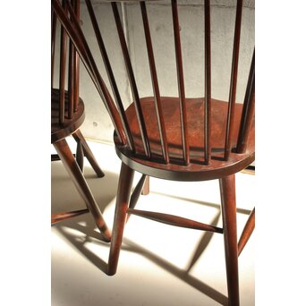 松本民芸家具 ＮＣ型ダイニングチェアー 2脚1組　T482 