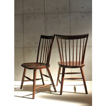 松本民芸家具 ＮＣ型ダイニングチェアー 2脚1組　T482 