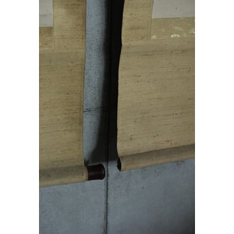 中林梧竹「漢安平陽候洗」紙本掛軸 対幅 金文 掛軸　Z639 