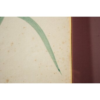 土田麦僊 素描画 額装一対　Z640 