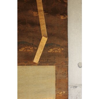 山崎弁栄 観音図 光明主義運動 紙本掛軸　Z642 