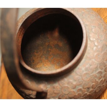 南部名工 有坂 桜文鉄瓶　M455 