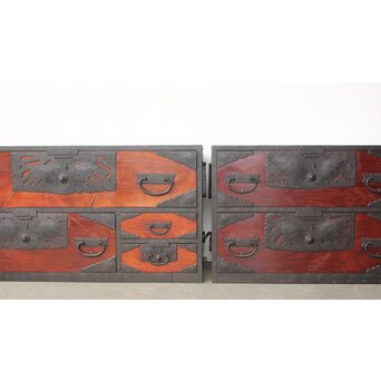 佐渡 八幡/小木衣装箪笥　C413 高さは一緒なので　横並びでの設置も可能