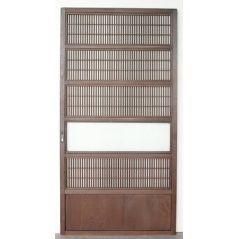 障子枠付 格子戸　L1168 ウラ