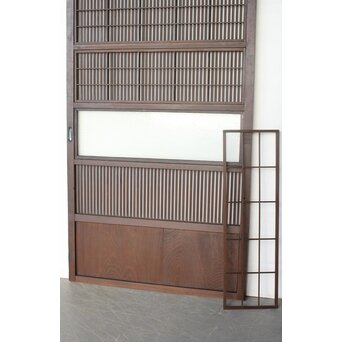 障子枠付 格子戸　L1168 