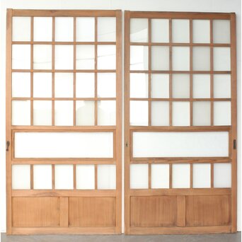 細分ガラス デザイン建具 8枚1組　GD0281 CD　ウラ