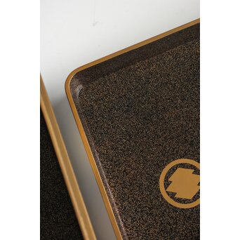 三田村自芳 蔦蒔絵 料紙箱　Q383 