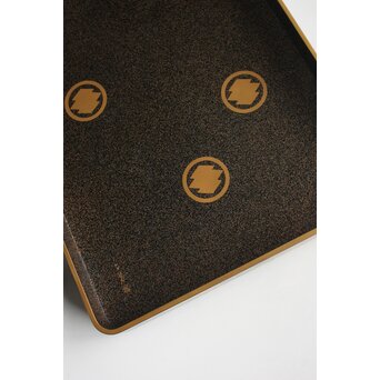 三田村自芳 蔦蒔絵 料紙箱　Q383 