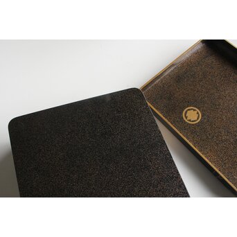 三田村自芳 蔦蒔絵 料紙箱　Q383 