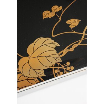 三田村自芳 蔦蒔絵 料紙箱　Q383 