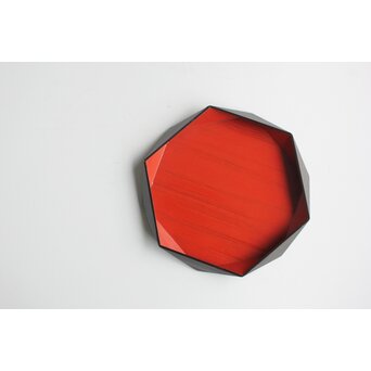 守屋松亭 切子菓子盆　Q384 