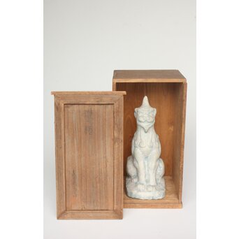 飛田朝二郎【霊狗】翡翠石彫か　U377