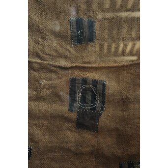 ボロ 古布 継接麻袋 額装　U378 