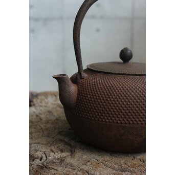 小泉仁左衛門 御釜屋 南部霰鉄瓶　M456 