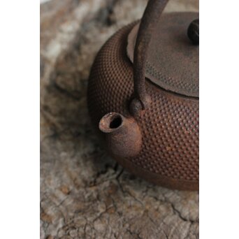 小泉仁左衛門 御釜屋 南部霰鉄瓶　M456 