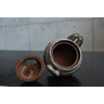 灰釉 手捻香炉　P554 