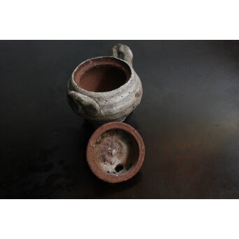 灰釉 手捻香炉　P554 