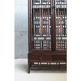 唐木 明清家具意 書棚　X597 