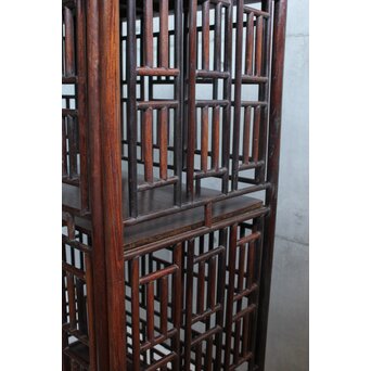 唐木 明清家具意 書棚　X597 