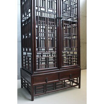 唐木 明清家具意 書棚　X597 