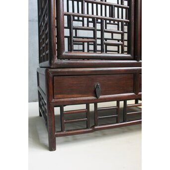 唐木 明清家具意 書棚　X597 