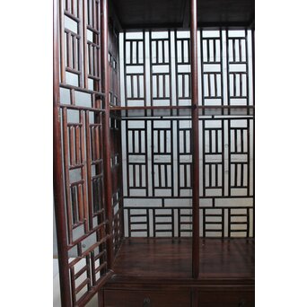 唐木 明清家具意 書棚　X597 