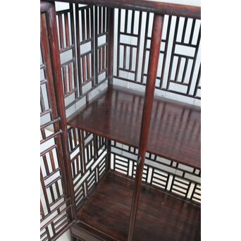 唐木 明清家具意 書棚　X597 