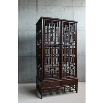 唐木 明清家具意 書棚　X597 