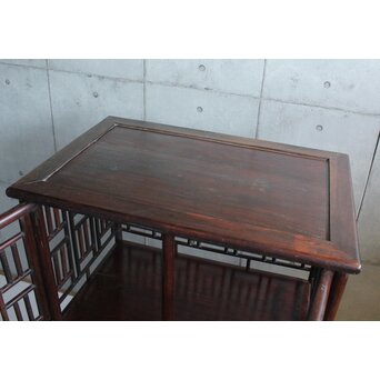 唐木 明清家具意 書棚　X597 