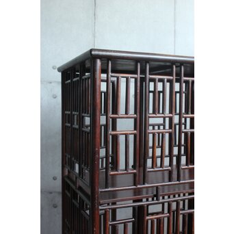 唐木 明清家具意 書棚　X597 