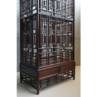 唐木 明清家具意 書棚　X597 
