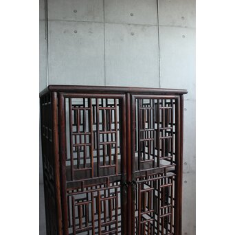 唐木 明清家具意 書棚　X597 