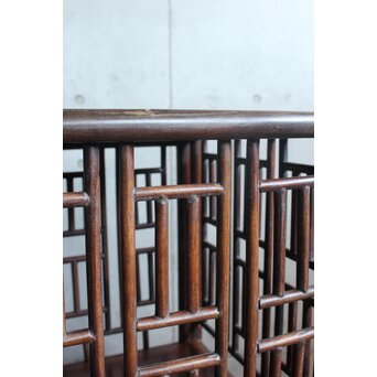 唐木 明清家具意 書棚　X597 