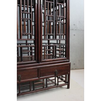 唐木 明清家具意 書棚　X597 