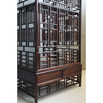 唐木 明清家具意 書棚　X597 