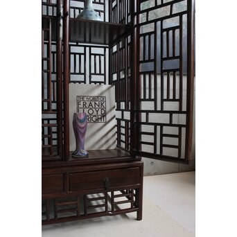 唐木 明清家具意 書棚　X597 