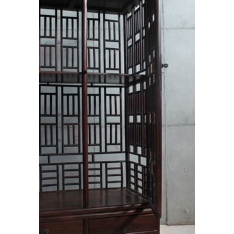 唐木 明清家具意 書棚　X597 