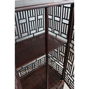 唐木 明清家具意 書棚　X597 