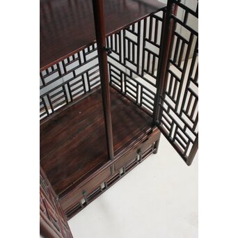 唐木 明清家具意 書棚　X597 