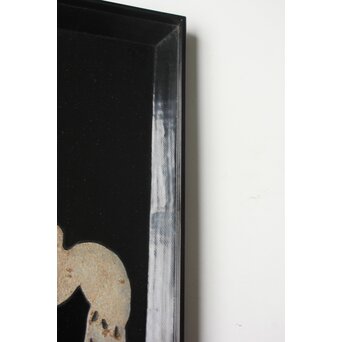 珍品 杉林古香 浅井忠や神坂雪佳図案か 光琳蒔絵 群鶴図 盆　Q386 